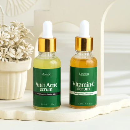 Anti Acne Serum and Vitamin C Serum Duo